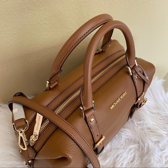 Michael Kors large ginger duffel satchel bag - Picture 5 of 12